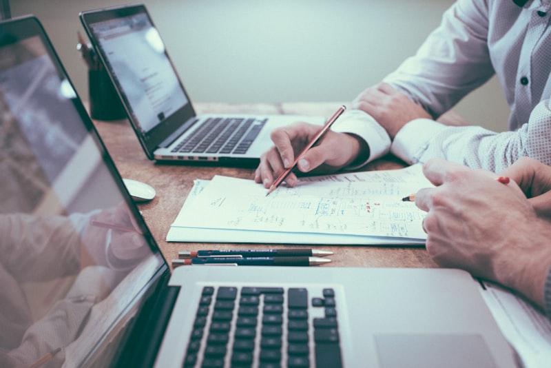 Freelancer planning business strategy